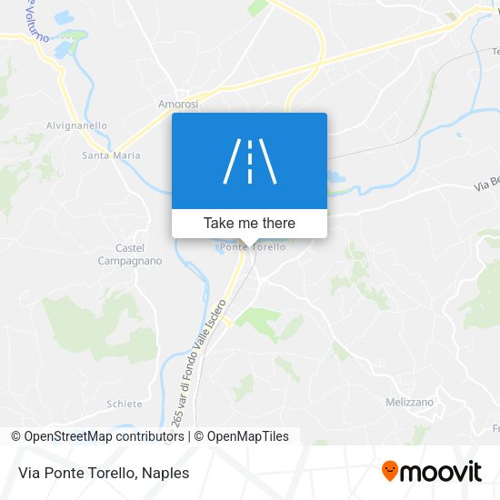 Via Ponte Torello map
