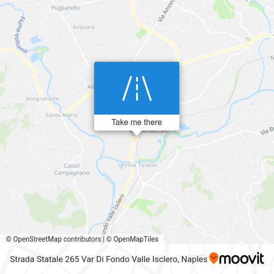 Strada Statale 265 Var Di Fondo Valle Isclero map