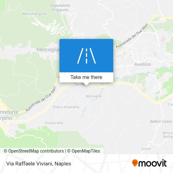 Via Raffaele Viviani map