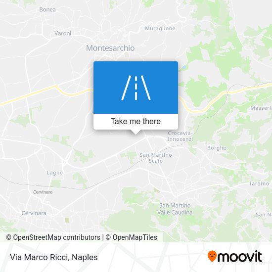 Via Marco Ricci map