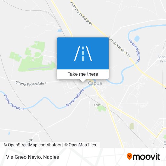 Via Gneo Nevio map