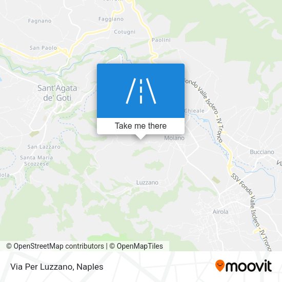 Via Per Luzzano map