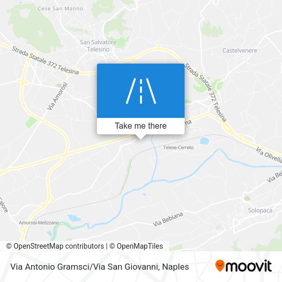 Via Antonio Gramsci / Via San Giovanni map