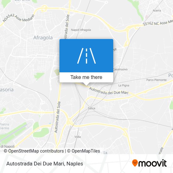 Autostrada Dei Due Mari map