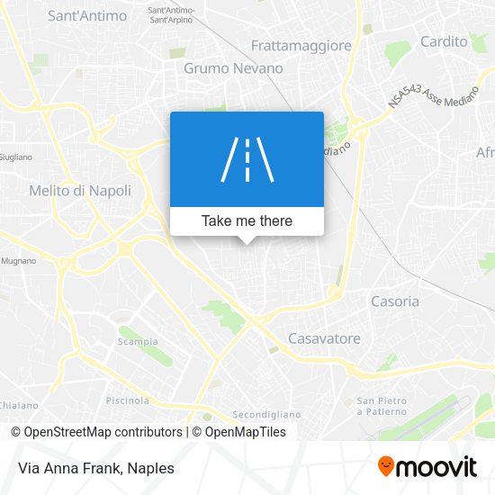 Via Anna Frank map