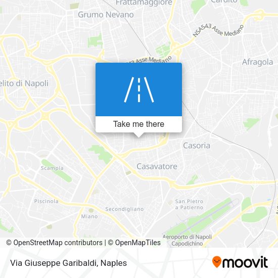 Via Giuseppe Garibaldi map
