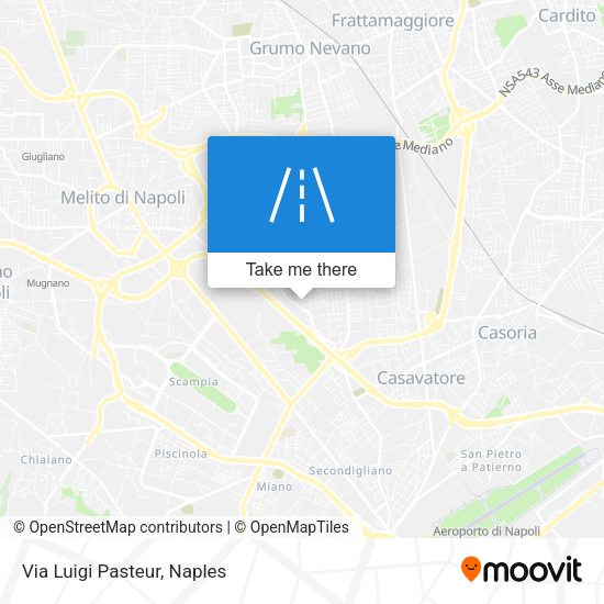 Via Luigi Pasteur map