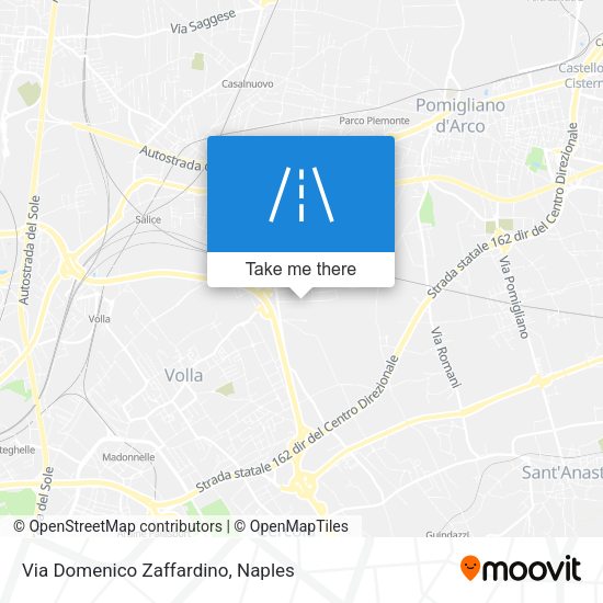 Via Domenico Zaffardino map