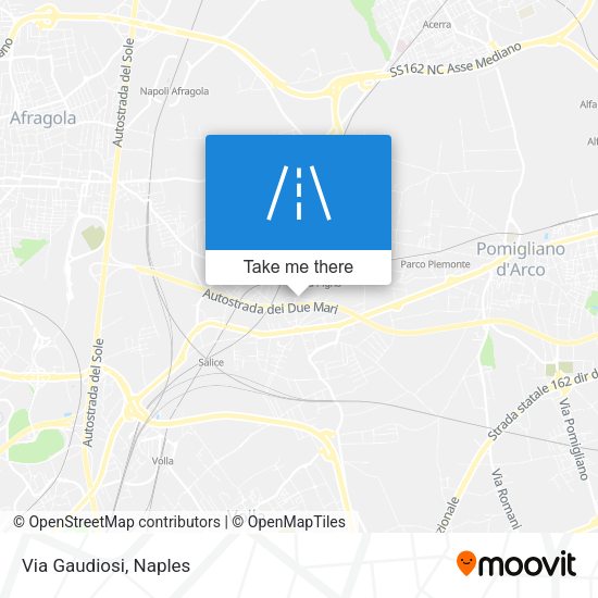 Via Gaudiosi map