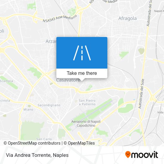 Via Andrea Torrente map
