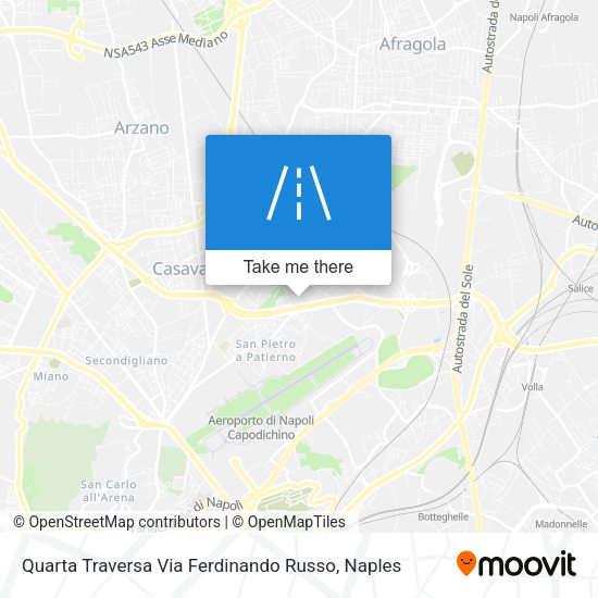Quarta Traversa Via Ferdinando Russo map