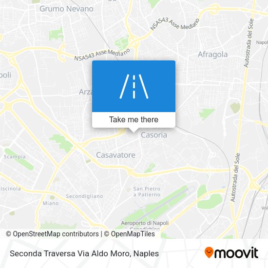 Seconda Traversa Via Aldo Moro map