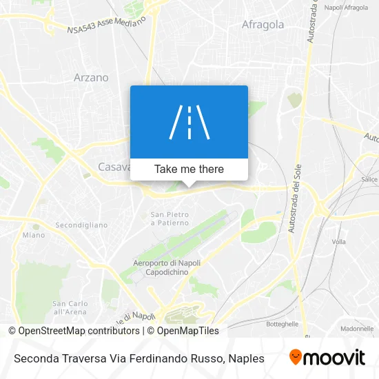 Seconda Traversa Via Ferdinando Russo map