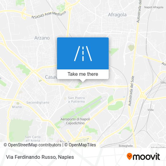 Via Ferdinando Russo map