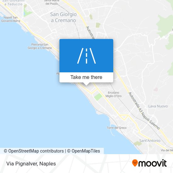 Via Pignalver map