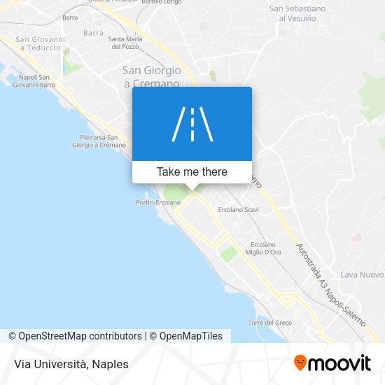 Via Università map