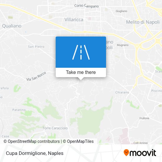 Cupa Dormiglione map