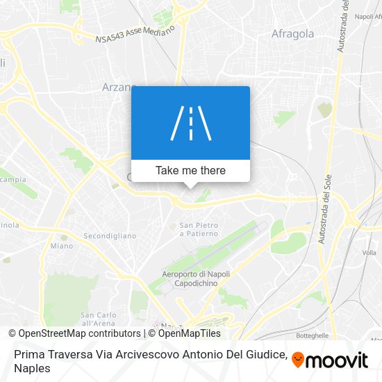 Prima Traversa Via Arcivescovo Antonio Del Giudice map