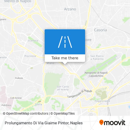 Prolungamento Di Via Giaime Pintor map