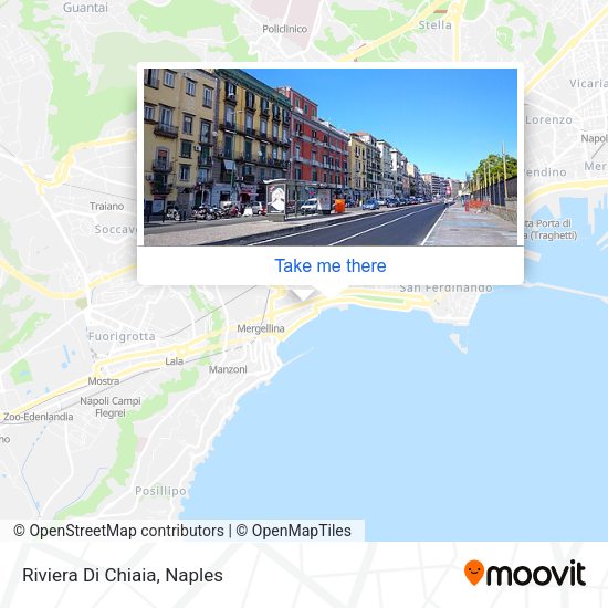 Riviera Di Chiaia map