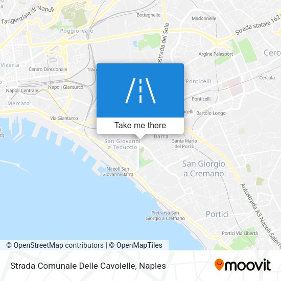 Strada Comunale Delle Cavolelle map