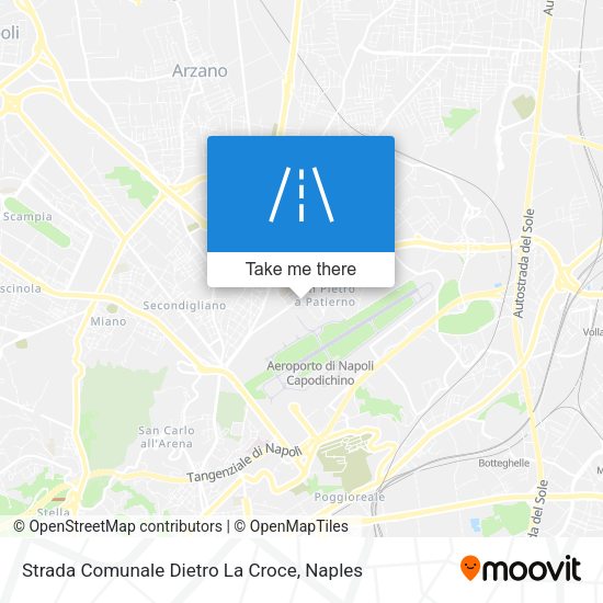 Strada Comunale Dietro La Croce map