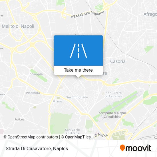 Strada Di Casavatore map