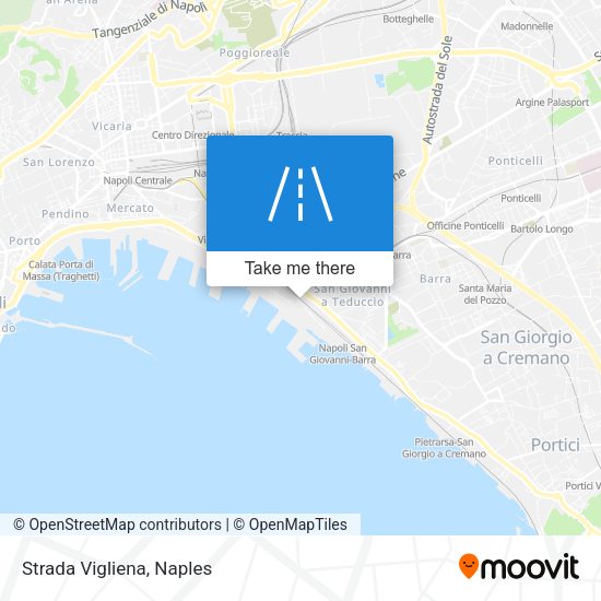 Strada Vigliena map