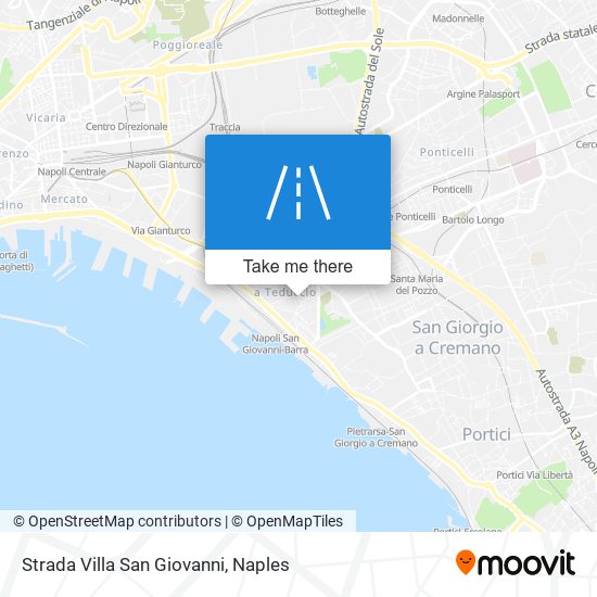 Strada Villa San Giovanni map