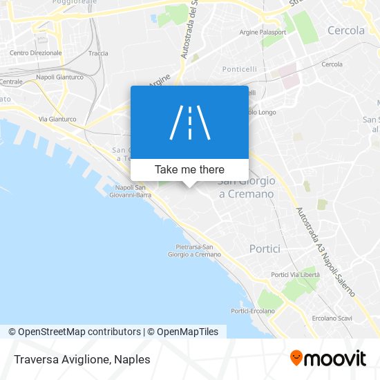 Traversa Aviglione map