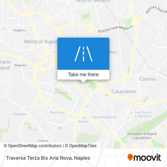 Traversa Terza Bis Aria Nova map