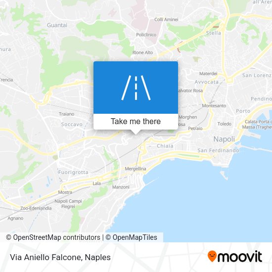 Via Aniello Falcone map