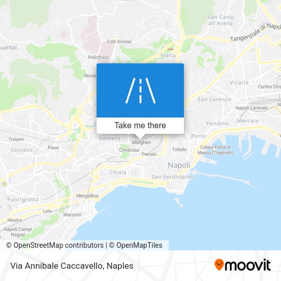 Via Annibale Caccavello map