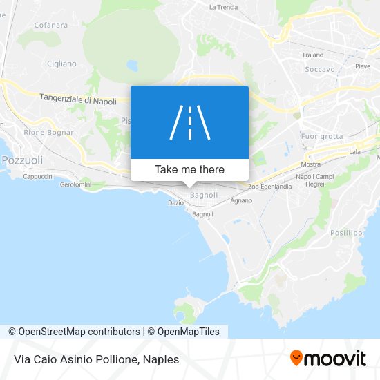 Via Caio Asinio Pollione map