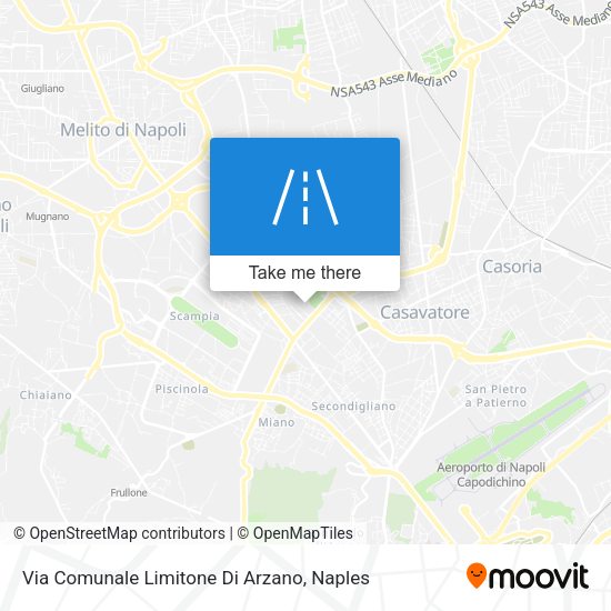 Via Comunale Limitone Di Arzano map