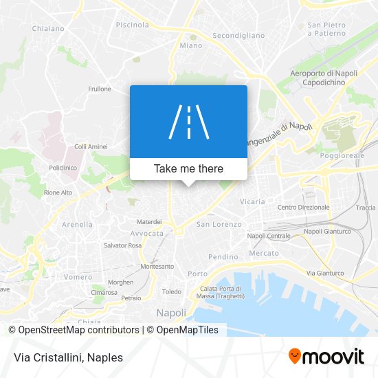 Via Cristallini map