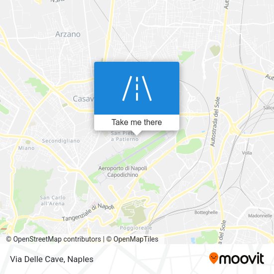 Via Delle Cave map