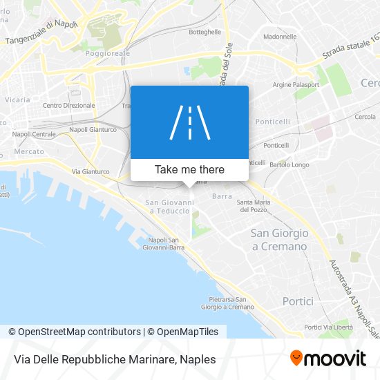 Via Delle Repubbliche Marinare map