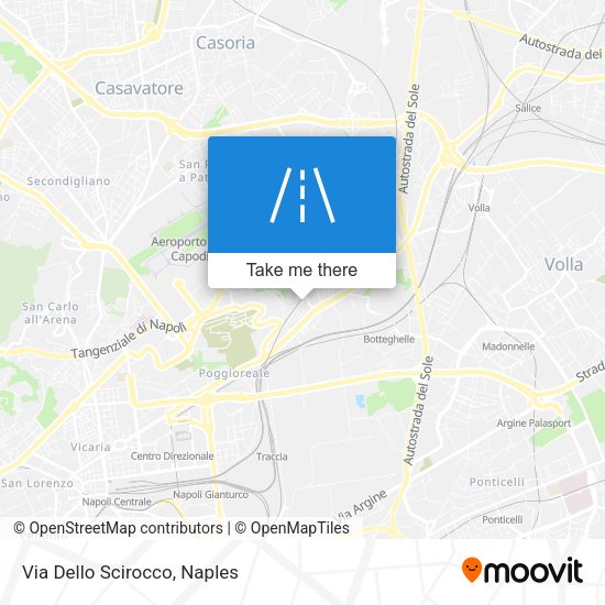 Via Dello Scirocco map