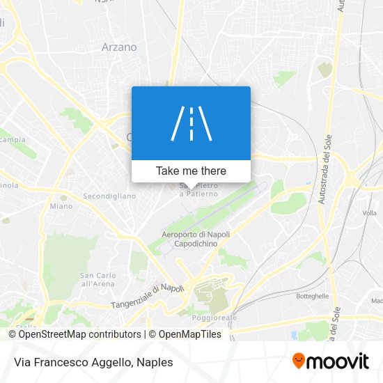 Via Francesco Aggello map