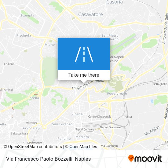 Via Francesco Paolo Bozzelli map