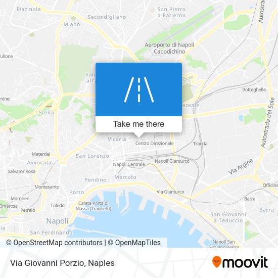 Via Giovanni Porzio map