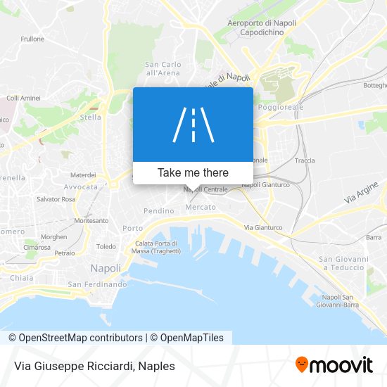Via Giuseppe Ricciardi map