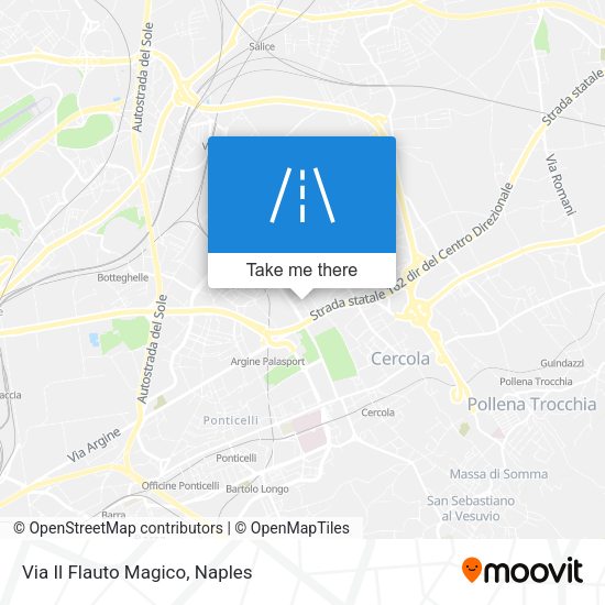Via Il Flauto Magico map