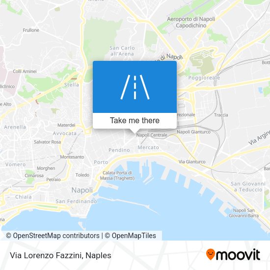 Via Lorenzo Fazzini map
