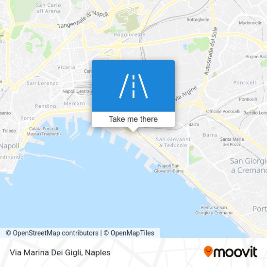 Via Marina Dei Gigli map