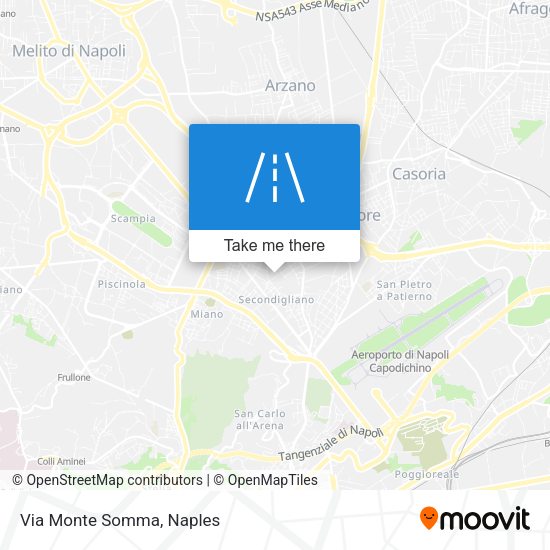 Via Monte Somma map