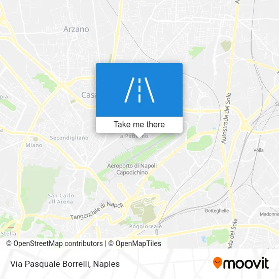 Via Pasquale Borrelli map