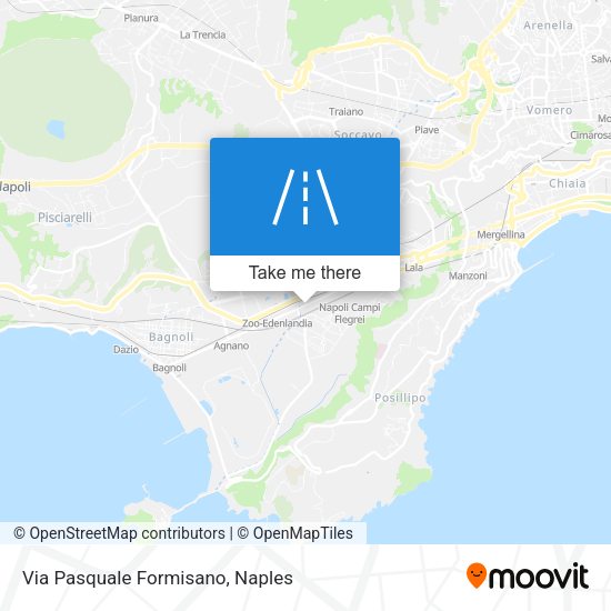 Via Pasquale Formisano map