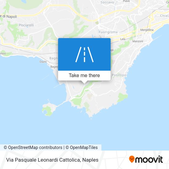 Via Pasquale Leonardi Cattolica map
